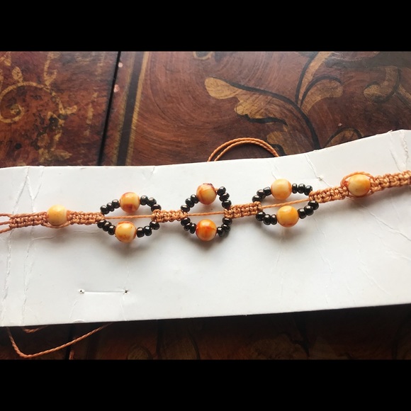 Vintage 70s Beaded Choker Necklace - Picture 5 of 8